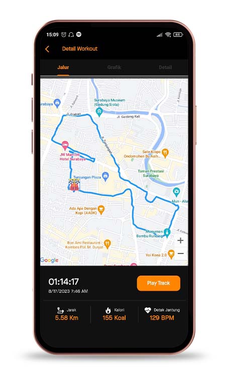 Maps Lari - Jeteconnect lightmode