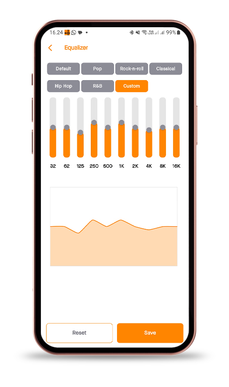 Preview Jeteconnect apps - equalizer